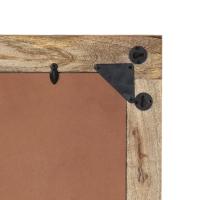 vidaXL Espejo de baño madera maciza de acacia y vidrio 50x70x2,5 cm - details 6