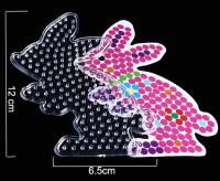 Plantilla De Bolas Hama 5mm Con Papel De Color Plástico Estencil Puzzle De Péguedos Pixel DIY Transparente Para Juguete Educativo Para Niños - details 13