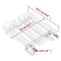 vidaXL Generador de humo frío 4 lados acero inoxidable 22,5 cm - details 6