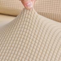 Funda De Sofá Elástica Gruesa En Color Sólido Protector De Muebles Para Sala De Estar Funda De Cojín De Sofá Desmontable - details 36