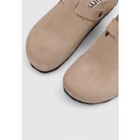 Limma PORTO  Zuecos Planos Unisex Taupe - details 1