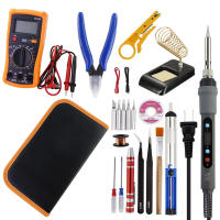 Set De Soldador Eléctrico 80W Con Pantalla LCD Temperatura Ajustable 220V Estación De Soldadura Rework Kit De Reparación EU - details 16