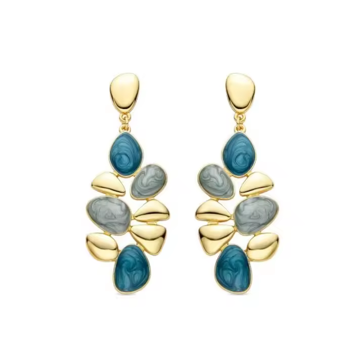 Pendientes Luxenter de Metal Baño Oro Amarillo - Modelo SGEU02064000 - 1
