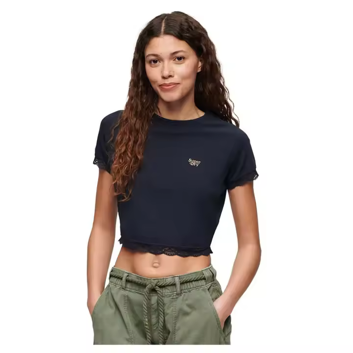 Superdry Top De Manga Corta 90s Lace Trim - 1