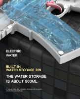 Pistola de agua eléctrica muy fuerte pistola de agua con batería recargable Squirt Pistola de hasta 20 pies, espuma Blaster Outdoor Water Tiro - details 3