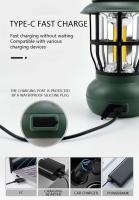 Lámpara De Camping Retro Impermeable Y Dimmerable Luz De Emergencia Para Colgar En La Tienda De Campaña Luz Portátil Recargable - details 5