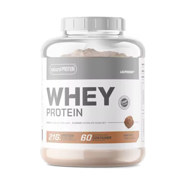 WHEY Proteína Lacprodan 1800g - Natural PROTEIN │MUSCLECULT  Aumentar Masa Muscular - 1
