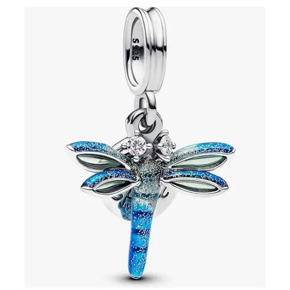 Charm Colgante Pandora Momentos 793745C01 Libélula - 1