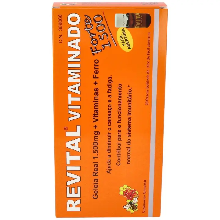 Revital Vitaminado Forte 20 Amp. 1500 Mg - 1
