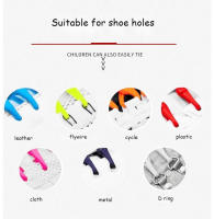 12pcs Lazos De Zapatos Elásticos De Silicona Sin Amarrar Para Niños Y Adultos Zapatillas Deporte Correa De Goma Para Zapatos - details 1