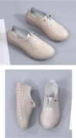 Zapatos De Lujo Para Mujer Casual Oxford Ligeros Planos De Cuero Genuino Mocasines Zapatos Para Mujer Con Cordones - details 9