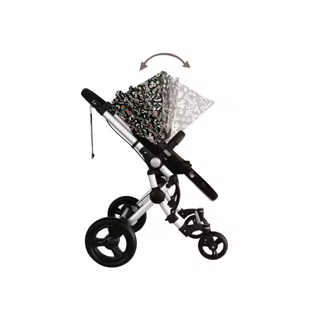 SET PARA CARRO BABY ACE 3 PIEZAS BY VICTORIO Y LUCCHINO  NEGRO COLORS . SOLO PARA BEBE - 1