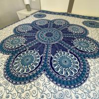 NO Mandala Pareo/Toalla de Playa Gigante - Manta de Picnic Ligera o Alfombra Antiarena XXL 2,10*2,40 Metros - details 1