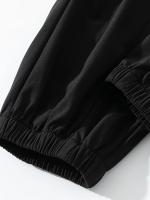 Pantalones De Fleece Para Hombre Invierno Calor Grueso Jogger Casuales Trousers Plush Tejido Tatting Estilo Safari Cierre Cordón - details 14