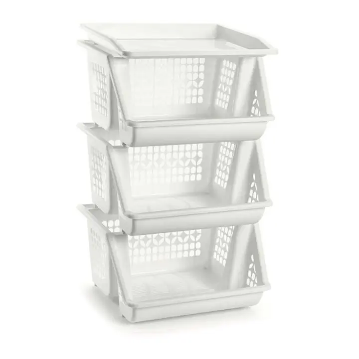 3 Alturas, Estrecho, Estantería para Cocina y baño, Ahorra Espacio, para Espacios reducidos, Cocina, Oficina, baño, Fácil Montaje - 1