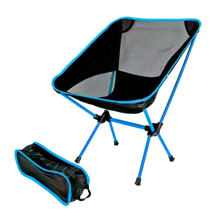 SILLA ULTRALIGERA DESMONTABLE ALUMINIO PARA TRECKING, CAMPING, MONTAÑA - 1