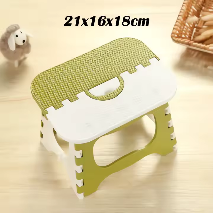Taburete Plegable De Plástico Karley Gifts Portátil Para Exteriores Y Uso Doméstico Pequeño Banquillo De Entrenamiento Para Niños Estudio Moderno Europeo - 1