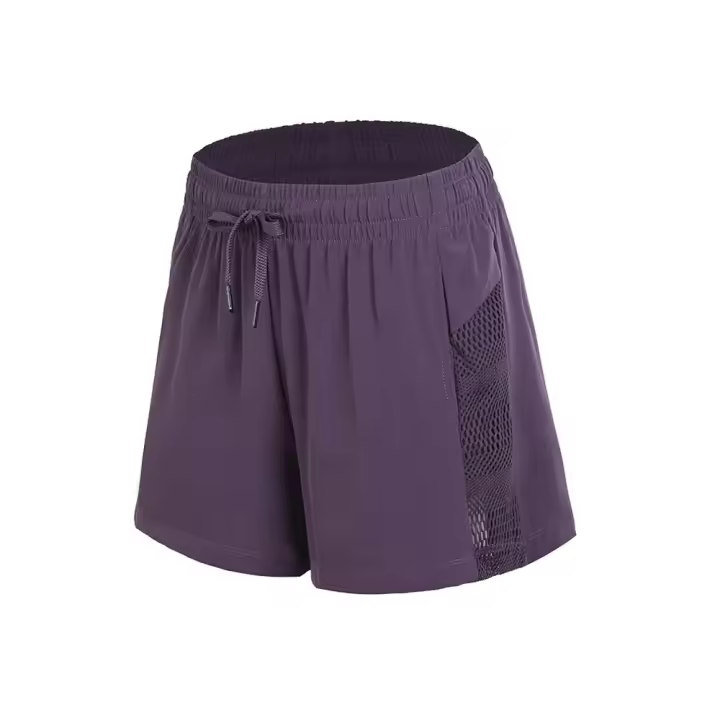 Shorts De Yoga De Verano Para Mujer 2 En 1 Running Fitness Gimnasio Deportivos Transpirables Y Secado Rápido Con Bolsillos - 1