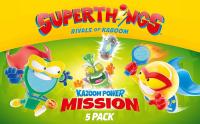 SUPERTHINGS KAZOOM POWER MISSION – Cada pack de 5 contiene 5 SuperThings (incluye 1 figura Sorpresa y 1 SuperLíder plateado). Incluye packs 1, 2, 3 y 4. Contiene 20 Superthings en total. - details 0