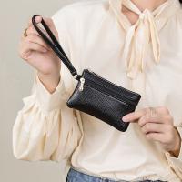 Monedero Y Portatarjetas De Moda Para Mujer Con Doble Cremallera Pequeño Y Portátil Estampado De Cocodrilo 2024 Nuevo - details 4
