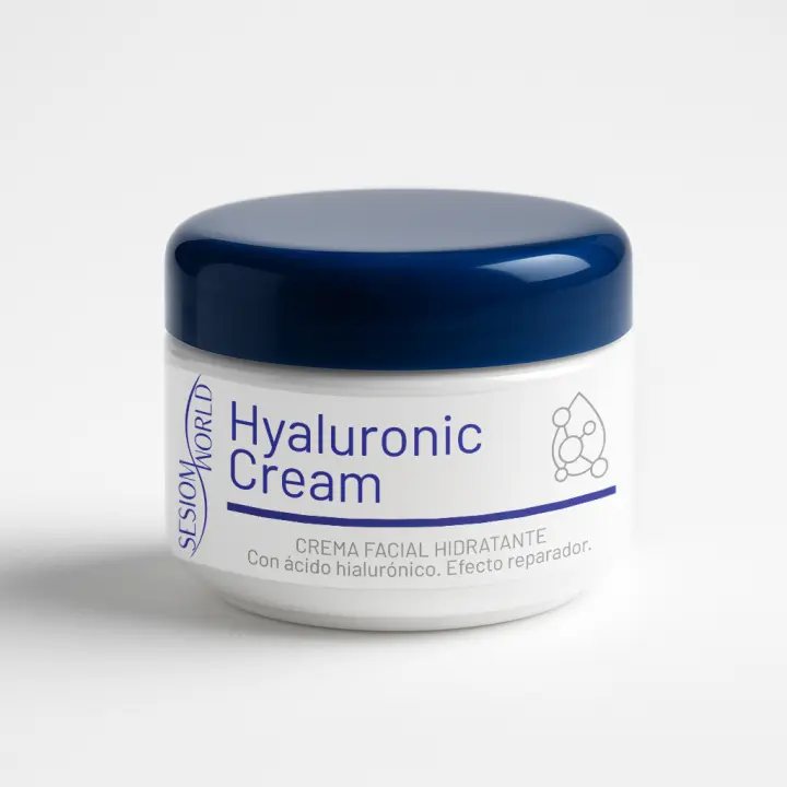 Crema Facial Hyaluronic Cream Hidratante con ácido hialurónico, Efecto Reparador 125ml MW - 1