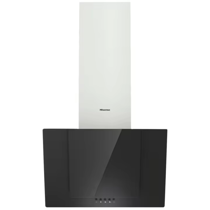 Campana Decorativa Inclinada HISENSE CH6IN6BXBG 60cm 650m³/h Clase B Negro  | 66dB, Niveles Extracción 3 - 1