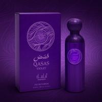 Perfume Qasas Violet Mujer Eau de Parfum – Fragancia Oriental Elegante e Intensa, Aroma Dulce y Misterioso, Larga Duración y Alta Fijación, Presentación de Lujo con Frasco y Caja Original Color Violeta, Ideal para Regalo y Ocasiones Especiales - details 0