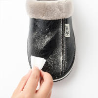 Zapatillas De Casa Para Hombre Antideslizantes Y Repelentes De Agua Suaves Y Adecuadas Para El Invierno Zapatos De Interior - details 9
