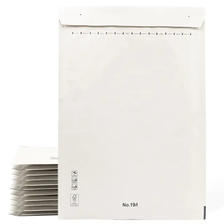 Sobres Acolchados, Sobres para Envíos, Bolsas de Papel con Interior de Burbujas, Color Blanco, Bolsas para Envíos con Cierre Adhesivo - Ofituria (100 Sobres, 300x420mm) - 1