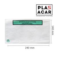 Plasacar S.L.-Pack 1.000 unid. Sobres Papel Ecológicos Contiene Documentación 140x240 mm (Packing list) - details 0