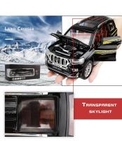 Modelo De Coche De Escala 1:24 TOYOTA Land Cruiser Prado Deportivo SUV De Aleación Con Retroceso Pull Back Luz Y Sonido Regalos Para Niños Colección A174 - details 6
