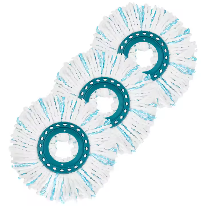 Cabeza De Mopa Reemplazo Para Leifheit Clean Twist Disc Mop/Ergo Compatible Con Cubierta De Repuesto Para Mopa De Piso Leifheit - 1