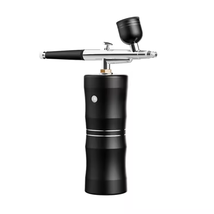 Pulverizador Portátil De Aerógrafo Para Modelos Uñas Tatuaje Pastel Decoración Tratamiento De Spa Oxígeno 0.3mm Alta Presión Para Piel Profunda - 1
