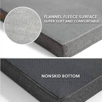 Cama tipo jaula para perros, cálida, gris, marrón, para perros medianos y pequeños, con funda impermeable extraíble, lavable a máquina, de felpa, color azul. - details 7