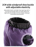 Botas de Baile de Ballet Jazz para Mujeres y Niñas Calzado de Práctica de Algodón Suela Suave y Cálido para Invierno - details 2