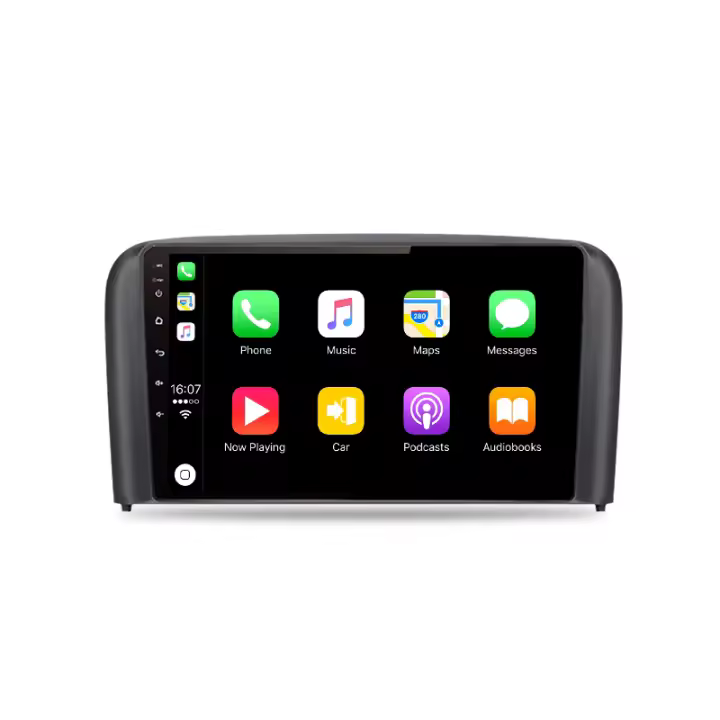 AWESAFE PX9 inalámbrico CarPlay Android Auto Radio para Volvo S80 1998 1999 2000 2001 2002 2003 2004 2005 2006 coche reproductor multimedia GPS 2 din autoradio volante controles RDS Bluetooth - 1