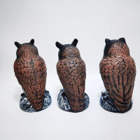 Adorno De Jardín Con Órbitas De Águila Plástico Impermeable Para Disuadir Pájaros Decoración Antipájaros Para Exterior - details 6