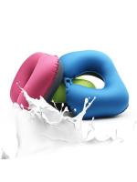 Almohada De Viaje Inflable Para Cuello En Forma De U Lavable Funda Uso En Avión Tren Coche Oficina Sueño Durmiendo - details 0