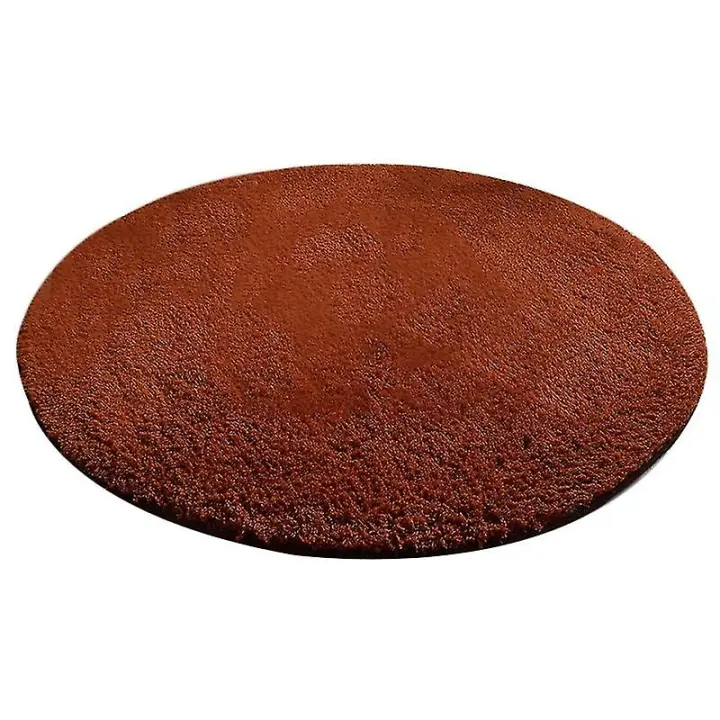 Moderno simple Alfombras Grueso área Redonda Tapetes Sala mecedora Piso Esterillas sudadera suave dormitorio s Decoración para el hogar - 1