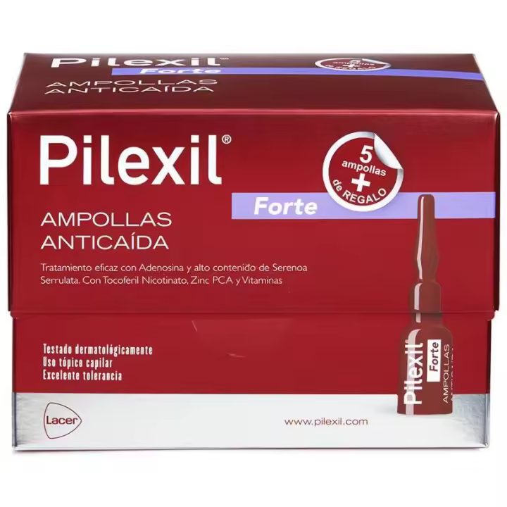 Pilexil Forte Ampollas Anticaída Promo 15 + 5 De Regalo 20 U - 1