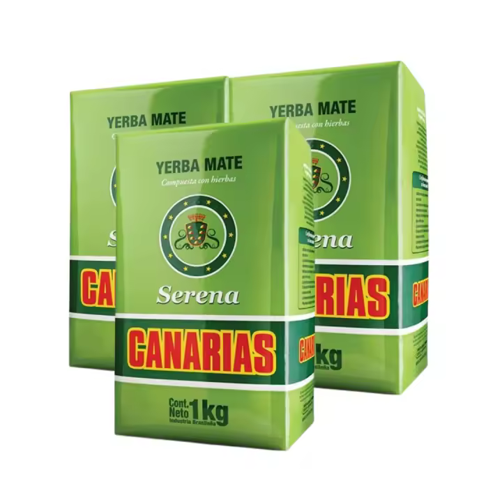 Canarias Serena 3x1 Kg  Yerba Mate - Qumir - 1