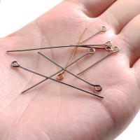 200pcs Accesorios De Joyería DIY Tornillos De Cabeza Para Orejas Forma 9 Metal Aleación De Zinc Tamaños 16-40mm - details 0