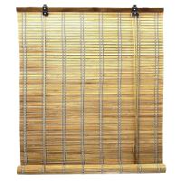 Cortina Persiana Estor de Bambú Cortina Enrollable para Ventana y Puerta Cortina  Varias Medidas Estores 100% Bamboo  Cortina Persiana de Madera Incluye Accesorios - details 1