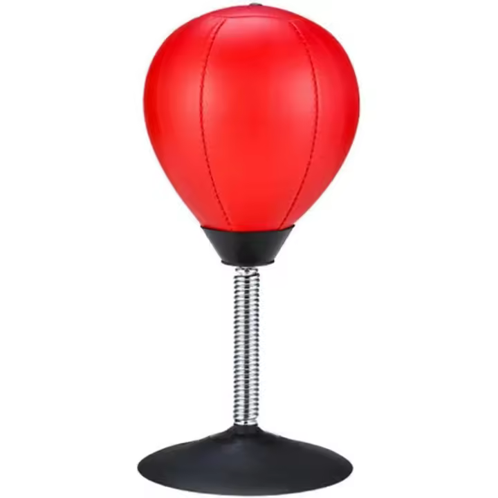 Saco de boxeo de escritorio con ventosas para mesa y mostradores, saco de boxeo inflable, pelota de boxeo - 1