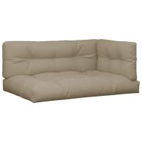 vidaXL Cojines para sofá de palets 5 unidades tela Color Antracita,  Crema,  Rojo y mas Cojín Decorativo de Asiento Cojines de muebles de salon - details 6