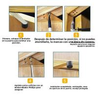 Parador De Puerta De Acero Inoxidable 304 Anticolisión Con Limiter De 90 Grados Material De Goma Durable Para Abertura Esquerda E Direita - details 16