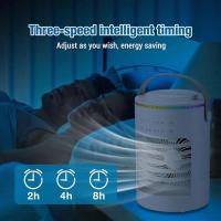 Aire acondicionado portátil, ventilador, refrigerador evaporativo recargable de 3 velvidades, temporizador de 2 a 8 horas, mini ventilador de enfriamiento con Luz LED de 7 Colores. - details 2