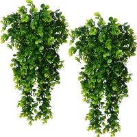 Vine De Hojas De Eucalipto Artificial De 30 Pulgadas Para Decoración De Hogar Jardín Boda Y Decoración Exterior Accesorios De Plantas Falsas - details 0