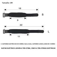 Cinta De Mute Para Cuerdas De Guitarra Bajo Ukulele 4-6 Cuerdas Instrumentos Musicales Tela Antirruído Para Guitarra - details 5