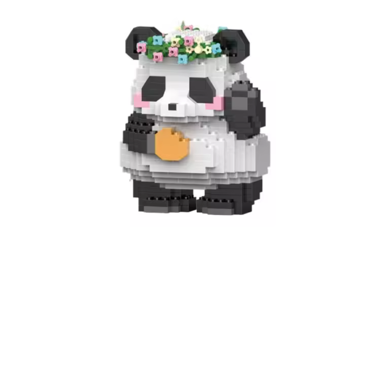 Mini Bloques De Construcción Creativos En Forma De Panda Micro Modelo Diamante Animal Juguetes Para Niños Y Niñas Construcción Ciudadana DIY Regalo Educativo - 1